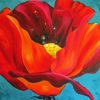 Red Poppy Georgia Okeefe Diamond Painting