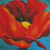 Red Poppy Georgia Okeefe Diamond Painting