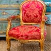 Red Antique Chair Diamond Painting