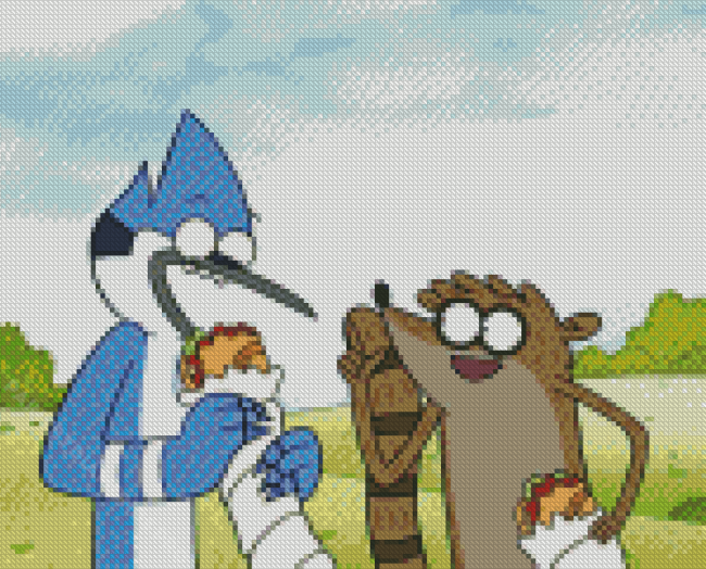 Regular Show Diamond Painting