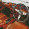 Reliant Scimitar Car Interior Diamond Painting