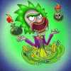 Rick And Morty Joker Cartoon Diamond Painting