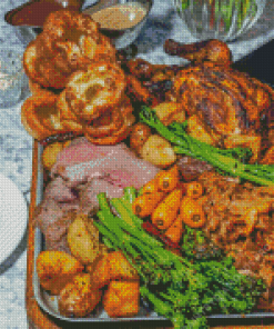 Roast Dinner Diamond Painting