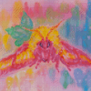 Rosy Maple Moth Diamond Painting