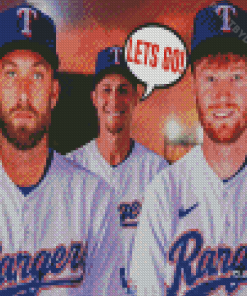 Royals Baseball Players Diamond Painting