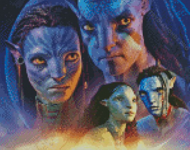 Science Fiction Movie Avatar Way Of Water Diamond Painting