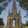 Scott Monument Princes Street Garden Diamond Painting