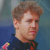 Sebastian Vettel Racer Diamond Painting