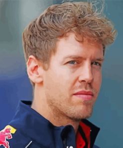 Sebastian Vettel Racer Diamond Painting