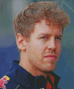 Sebastian Vettel Racer Diamond Painting