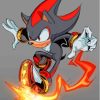 Shadow The Hedgehog Diamond Painting