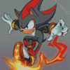 Shadow The Hedgehog Diamond Painting