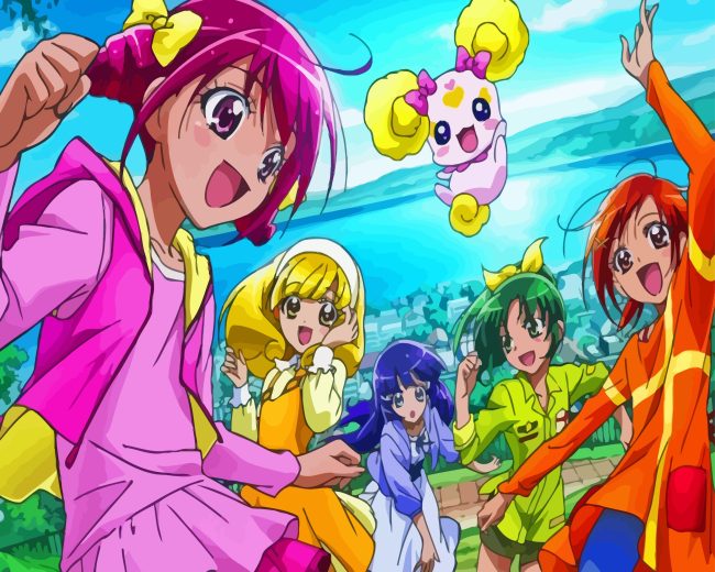 Smile Pretty Cure Diamond Painting