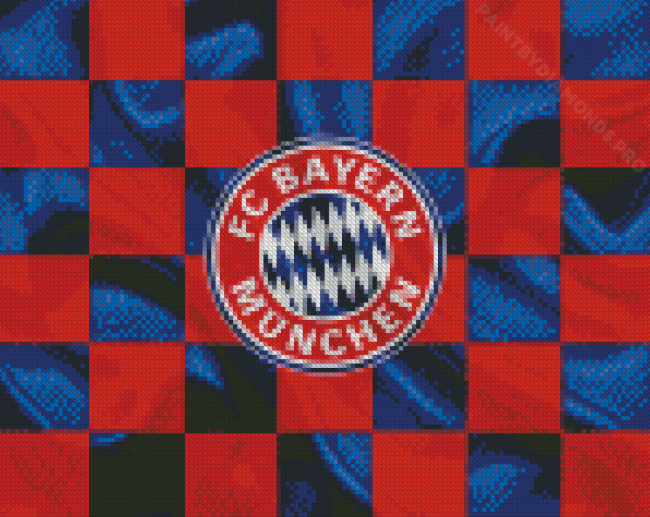 Soccer Club Bayern Munich Logo Diamond Painting