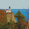 Split Rock Lighthouse View Diamond Painting