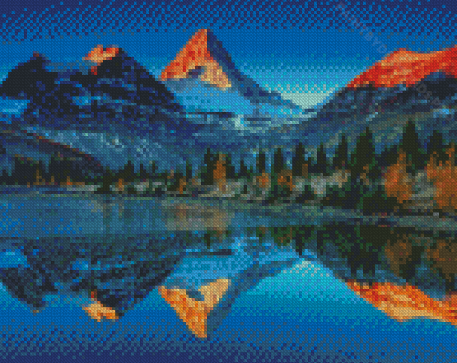 Sunrise Mount Assiniboine Diamond Painting