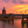 Sunset Pont Saint Pierre Toulouse Diamond Painting