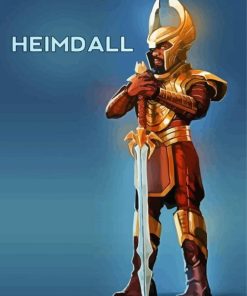 The Marvel Warrior Heimdall Diamond Painting