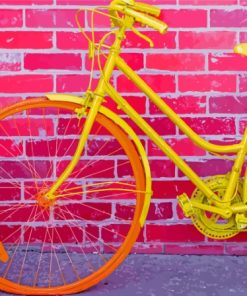 The Yellow Bike Diamond Painting