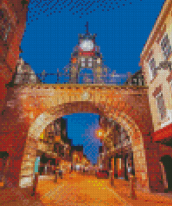 The Eastgate Clock In Chester City Diamond Painting