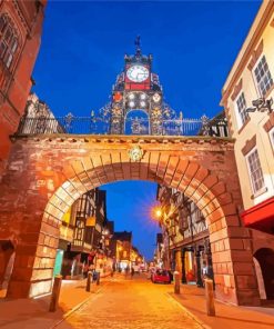 The Eastgate Clock In Chester City Diamond Painting