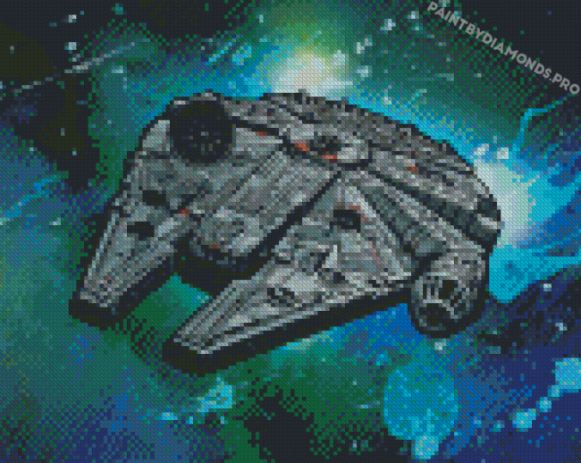 The Millennium Falcon Star Wars Diamond Painting