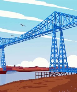 Transporter Bridge Diamond Painting