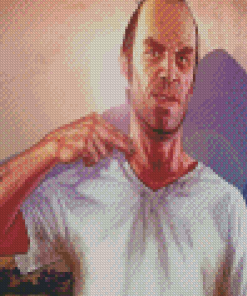 Trevor Philips Grand Theft Auto V Game Character Diamond Painting