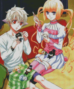 Tsukumo And Nai Karneval Diamond Painting