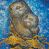 Two Abstract Otters Diamond Painting