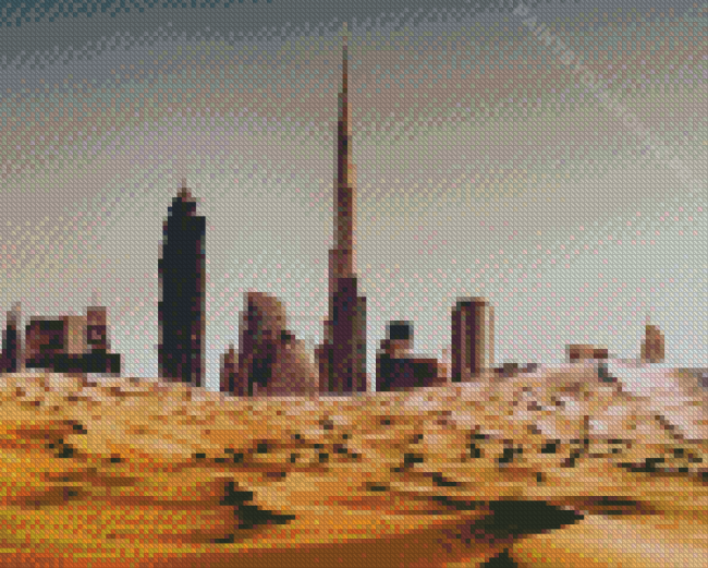 UAE Dubai Desert Diamond Painting