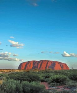 Uluru Australian Outback Landscape Diamond Painting