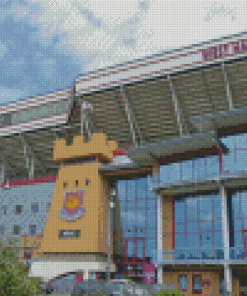 West Ham United Boleyn Ground Stadium Diamond Painting