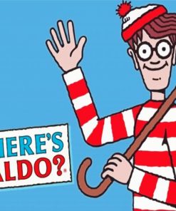 Wheres Waldo Game Poster Diamond Painting