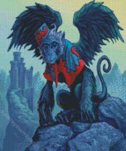 Wizard Of Oz Winged Monkey Diamond Painting