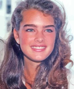 Young Actress Brooke Shields Diamond Painting