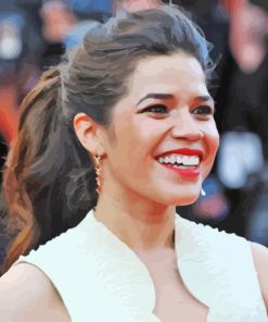 Actress America Ferrera Diamond Painting