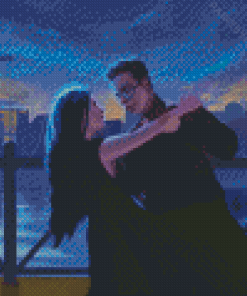 Aesthetic Couple Dancing Diamond Painting