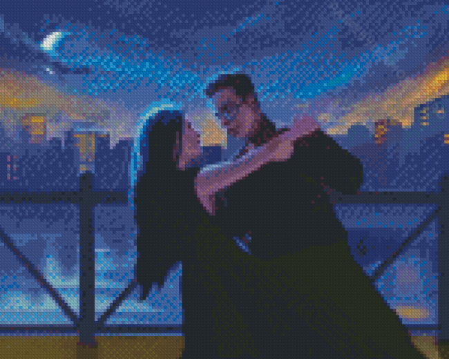 Aesthetic Couple Dancing Diamond Painting