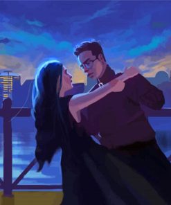 Aesthetic Couple Dancing Diamond Painting