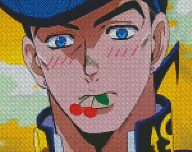 Aesthetic Josuke Higashikata Diamond Painting