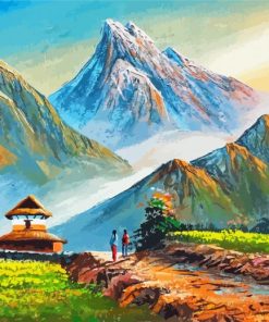 Aesthetic Nepal Diamond Painting