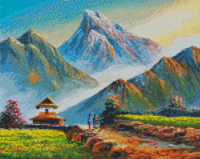 Aesthetic Nepal Diamond Painting