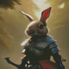 Aesthetic Rabbit Knight Diamond Painting