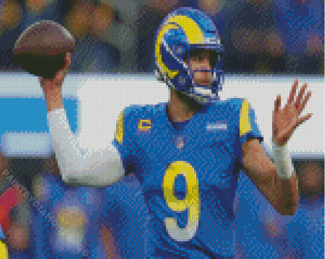 Aesthetic Rams Football Diamond Painting