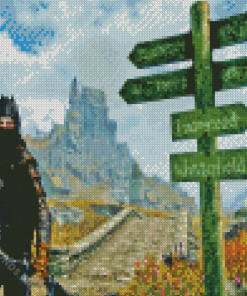 Aesthetic Skyrim Diamond Painting