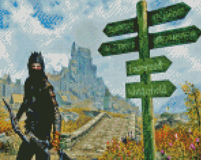 Aesthetic Skyrim Diamond Painting