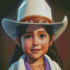 Baby Cow Girl Diamond Painting