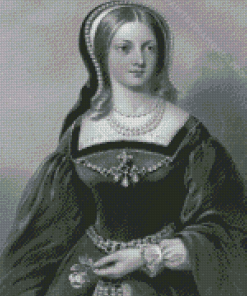 Black And White Lady Jane Grey Diamond Painting