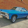 Blue 67 Impala Diamond Painting